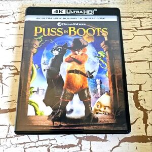 Puss In Boots 4K + Blu Ray Very Good Condition